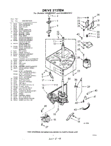 03 - Drive parts for Whirlpool Washer LDA8805W2 / from AppliancePartsPros.com