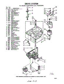 03 - Drive parts for Whirlpool Washer LVA6700W0 / from AppliancePartsPros.com
