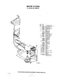 06 - Water System parts for Whirlpool Washer LDA9800W0 / from AppliancePartsPros.com