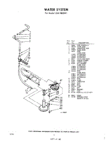 06 - Water System parts for Whirlpool Washer LDA9800W1 / from AppliancePartsPros.com