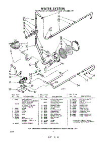 02 - Water System parts for Whirlpool Washer LVA6800W1 / from AppliancePartsPros.com