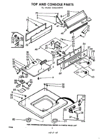 04 - Top And Console parts for Whirlpool Washer LXA6440W1 / from AppliancePartsPros.com