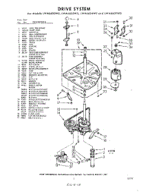 03 - Section parts for Whirlpool Washer LWA6609W0 / from AppliancePartsPros.com