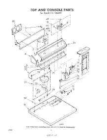 04 - Top And Console parts for Whirlpool Dryer LFE7800W1 / from AppliancePartsPros.com