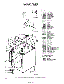 02 - Cabinet parts for Whirlpool Washer LXA6440W2 / from AppliancePartsPros.com