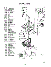 03 - Drive parts for Whirlpool Washer LXA6440W2 / from AppliancePartsPros.com