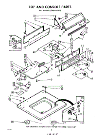 04 - Top And Console parts for Whirlpool Washer LXA6440W2 / from AppliancePartsPros.com