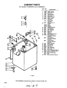 02 - Cabinet parts for Whirlpool Washer LVA6800W4 / from AppliancePartsPros.com