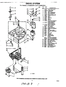 03 - Drive parts for Whirlpool Washer LVA6800W4 / from AppliancePartsPros.com