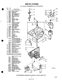 03 - Drive parts for Whirlpool Washer LXA6460W0 / from AppliancePartsPros.com