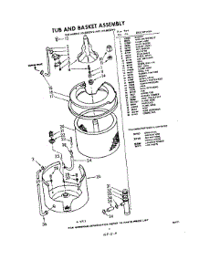 04 - Tub And Basket , Lit / Optional parts for Whirlpool Washer LVA6805W0 / from AppliancePartsPros.com