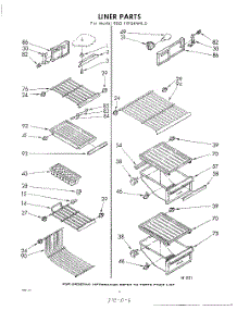 06 - Liner parts for Whirlpool Refrigerator EDD191SKWR0 / from AppliancePartsPros.com