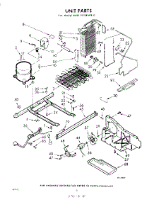 10 - Unit parts for Whirlpool Refrigerator EDD191SKWR0 / from AppliancePartsPros.com