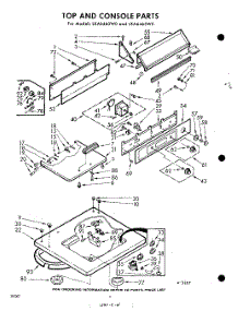 04 - Top And Console parts for Whirlpool Washer LXA6465W0 / from AppliancePartsPros.com
