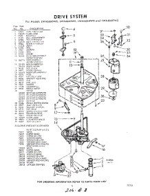 03 - Section parts for Whirlpool Washer LWA6660W0 / from AppliancePartsPros.com