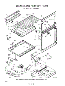 06 - Breaker And Partition parts for Whirlpool Refrigerator EDT171NKWR0 / from AppliancePartsPros.com