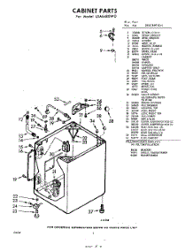 02 - Cabinet parts for Whirlpool Washer LXA6480W0 / from AppliancePartsPros.com