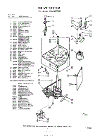 03 - Drive parts for Whirlpool Washer LXA6480W0 / from AppliancePartsPros.com
