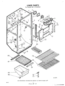 04 - Liner parts for Whirlpool Refrigerator EDT171NKWR1 / from AppliancePartsPros.com