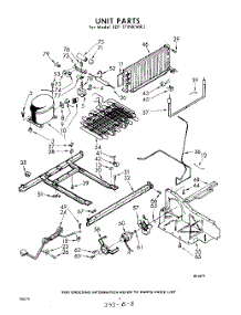 08 - Unit parts for Whirlpool Refrigerator EDT171NKWR1 / from AppliancePartsPros.com
