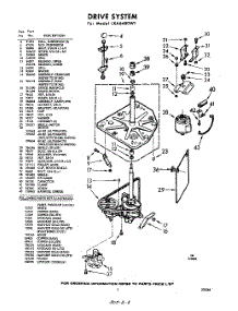 03 - Drive parts for Whirlpool Washer LXA6480W1 / from AppliancePartsPros.com