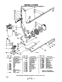 02 - Water System parts for Whirlpool Washer LVA6805W2 / from AppliancePartsPros.com