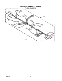 05 - Wiring Harness, Lit / Optional parts for Whirlpool Microwave MS3080XYR0 / from AppliancePartsPros.com