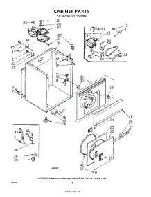 04 - Cabinet parts for Whirlpool Dryer LFI5531W0 / from AppliancePartsPros.com