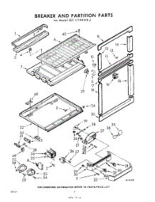 06 - Breaker And Partition parts for Whirlpool Refrigerator EDT171NKWR2 / from AppliancePartsPros.com
