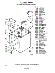 02 - Cabinet parts for Whirlpool Washer LXA6700W0 / from AppliancePartsPros.com