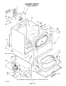 02 - Section parts for Whirlpool Dryer LE6880XTM0 / from AppliancePartsPros.com