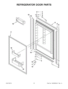 06 - Refrigerator Door Parts parts for Kitchenaid Refrigerator KBLO36FTX07 / from AppliancePartsPros.com