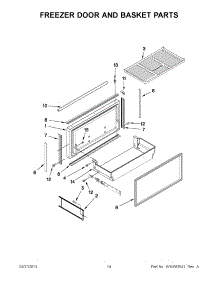 07 - Freezer Door And Basket Parts parts for Kitchenaid Refrigerator KBLO36FTX07 / from AppliancePartsPros.com