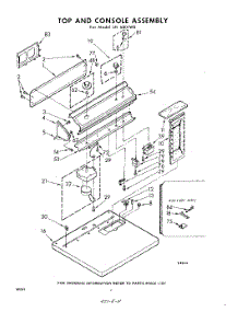 02 - Top And Console parts for Whirlpool Dryer LFI5801W0 / from AppliancePartsPros.com