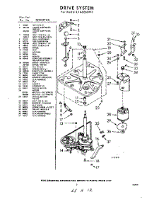 03 - Drive parts for Whirlpool Washer LVA6860W0 / from AppliancePartsPros.com