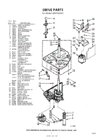 06 - Drive parts for Whirlpool Washer LDB5300W2 / from AppliancePartsPros.com