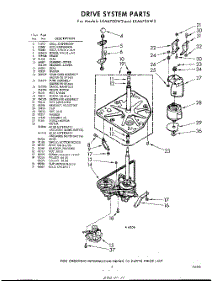 03 - Drive System parts for Whirlpool Washer LXA6700W2 / from AppliancePartsPros.com