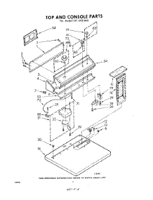02 - Top And Console parts for Whirlpool Dryer LFI5921W0 / from AppliancePartsPros.com
