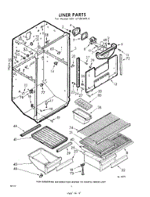 04 - Liner parts for Whirlpool Refrigerator EDT171ZKWR0 / from AppliancePartsPros.com