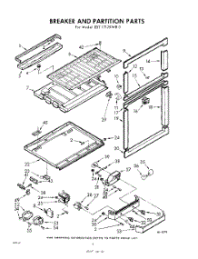 06 - Breaker And Partition parts for Whirlpool Refrigerator EDT171ZKWR0 / from AppliancePartsPros.com