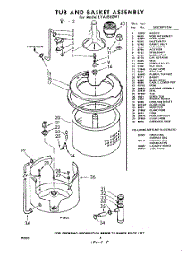 04 - Tub And Basket , Lit / Optional parts for Whirlpool Washer LVA6860W1 / from AppliancePartsPros.com