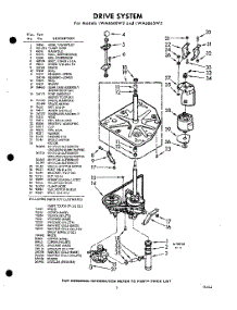 03 - Drive parts for Whirlpool Washer LWA6665W2 / from AppliancePartsPros.com