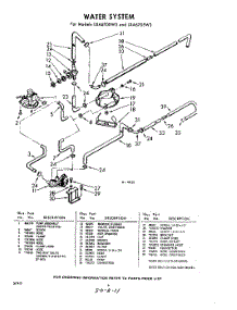 06 - Water System parts for Whirlpool Washer LXA6700W3 / from AppliancePartsPros.com
