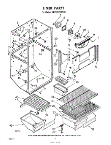 04 - Liner parts for Whirlpool Refrigerator EDT172ZKWR0 / from AppliancePartsPros.com