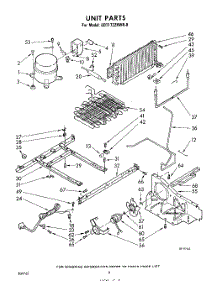 08 - Unit parts for Whirlpool Refrigerator EDT172ZKWR0 / from AppliancePartsPros.com