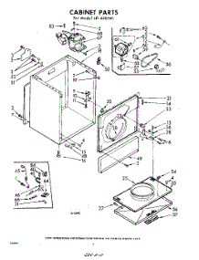 04 - Cabinet parts for Whirlpool Dryer LFI6901W1 / from AppliancePartsPros.com