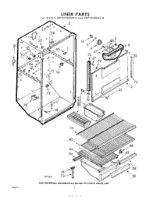 04 - Liner parts for Whirlpool Refrigerator EDT191NKWR0 / from AppliancePartsPros.com