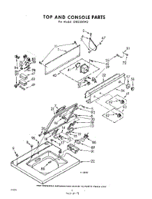 04 - Top And Console parts for Whirlpool Washer LDB5500W2 / from AppliancePartsPros.com