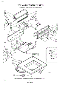 04 - Top And Console parts for Whirlpool Washer LXA6700W5 / from AppliancePartsPros.com