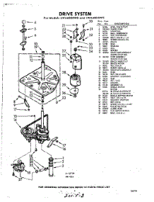 03 - Drive parts for Whirlpool Washer LWA6800W0 / from AppliancePartsPros.com
